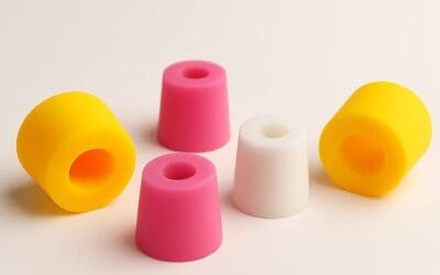 Plugs cônicos ocos de silicone SÉRIE HTPM