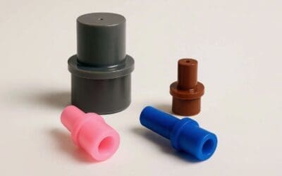 Plugs de silicone filete rosca SÉRIE UTMM. Possuem puxador